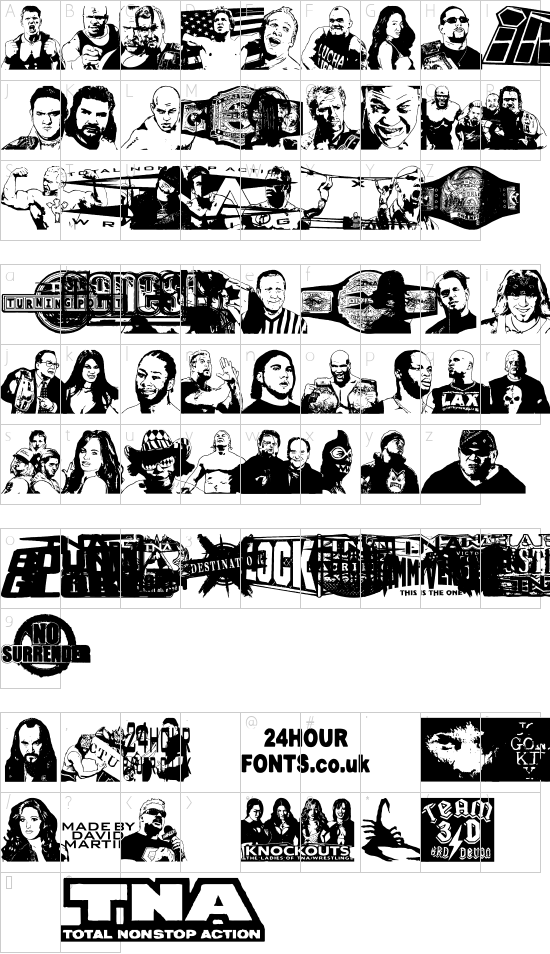 character map