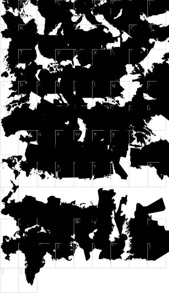 character map