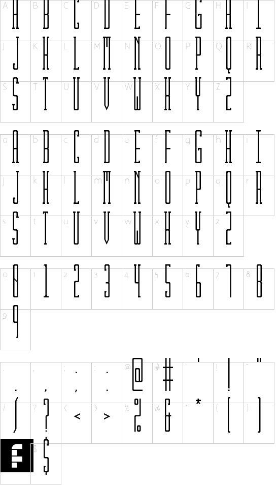 character map