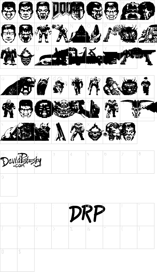 character map