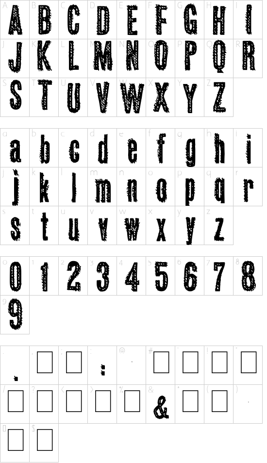 character map