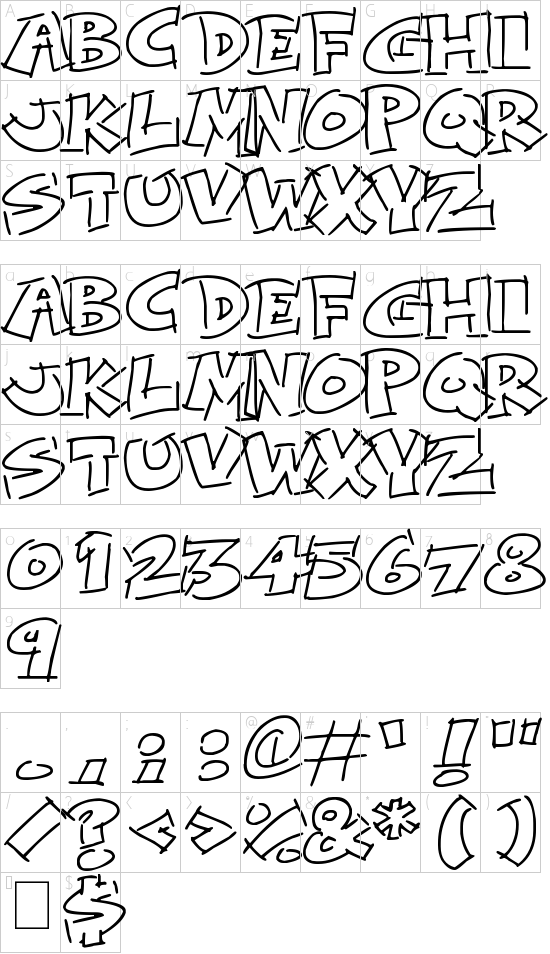 character map