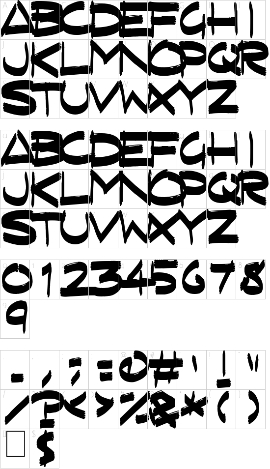 character map