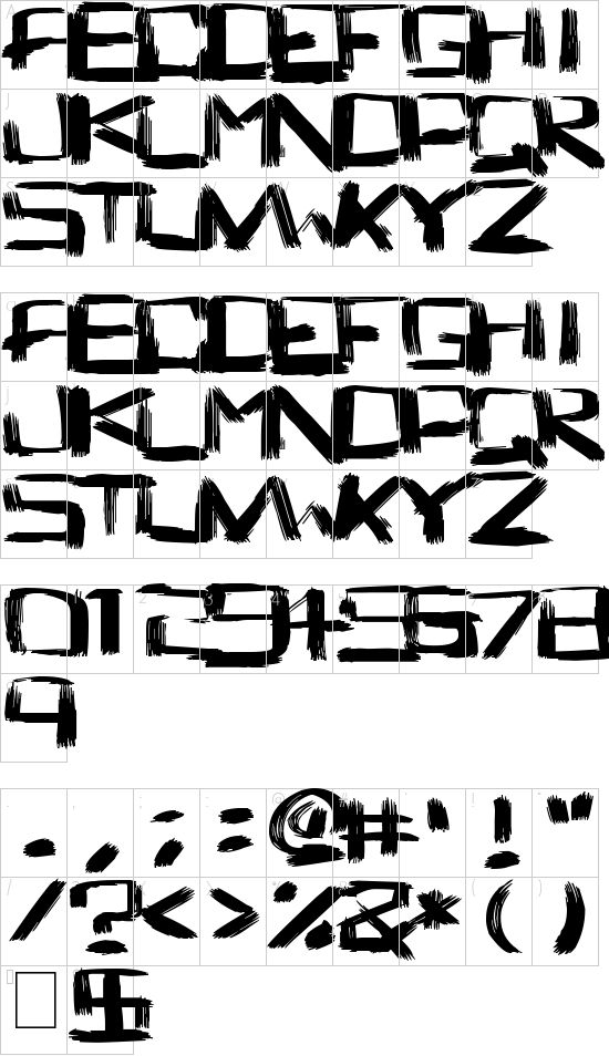 character map