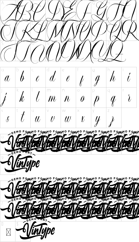 character map