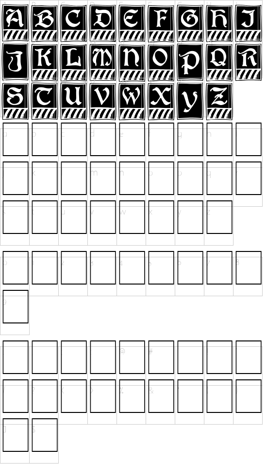 character map